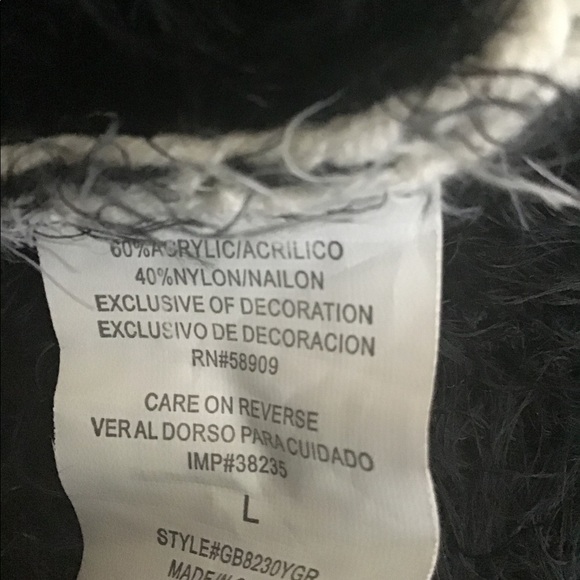 Gianni Bini Fuzzy Color Block Sweater - Picture 6 of 8